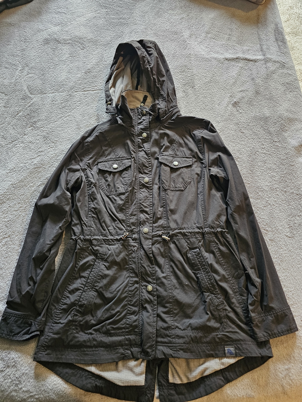 L.L. Bean Women's Hooded Utility Jacket - Dark Brown